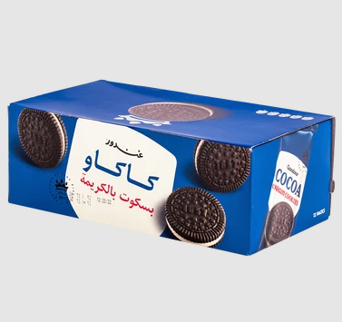 Gandour Biscuits cream cookies Cocoa 12x38gr